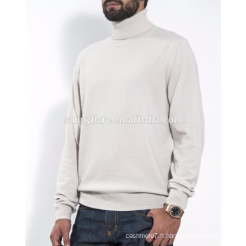 Vente chaude ajustement hommes pur pull en cachemire